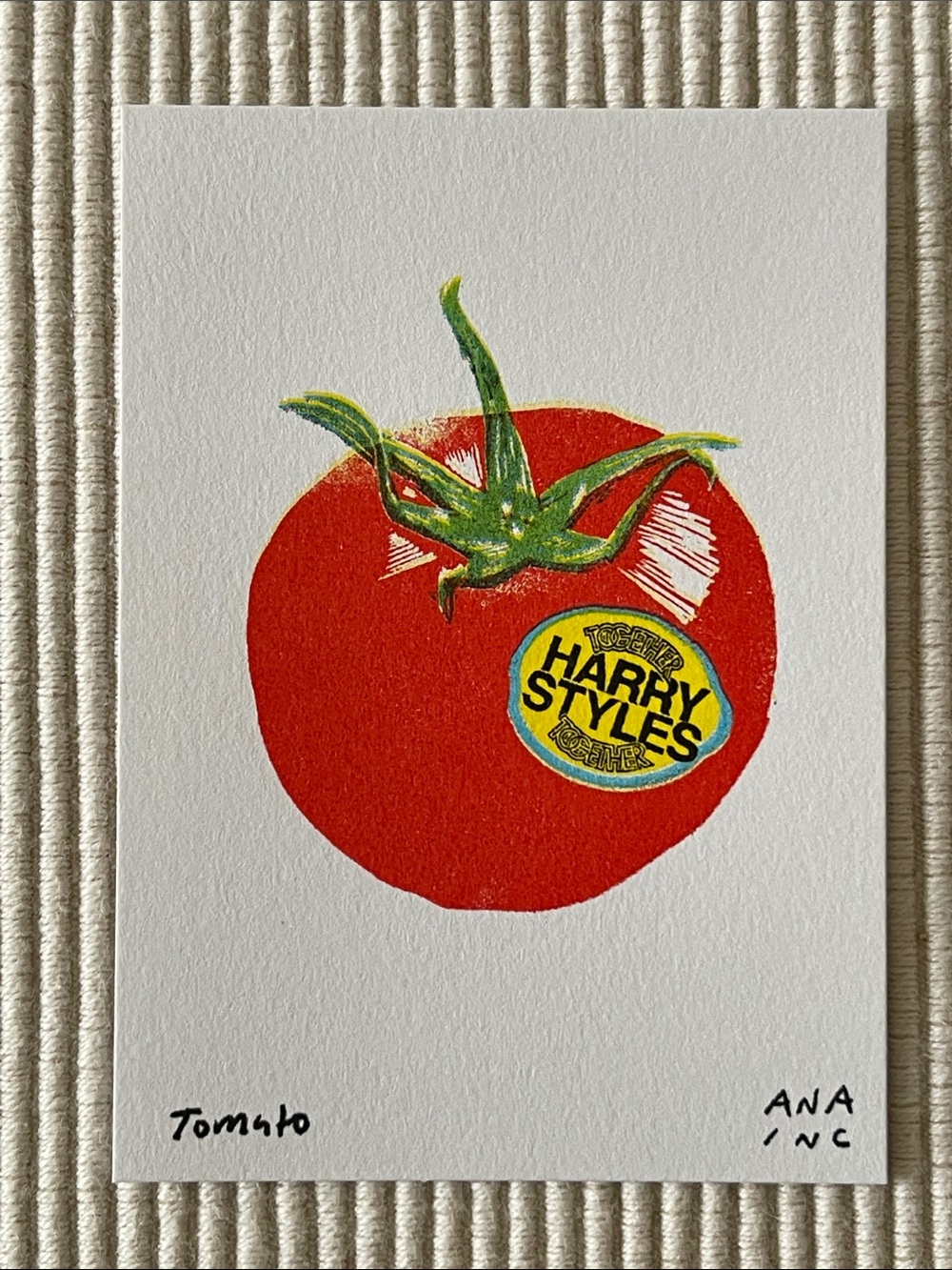 Anastasia Inciardi x Harry Styles Tomato Mini Print